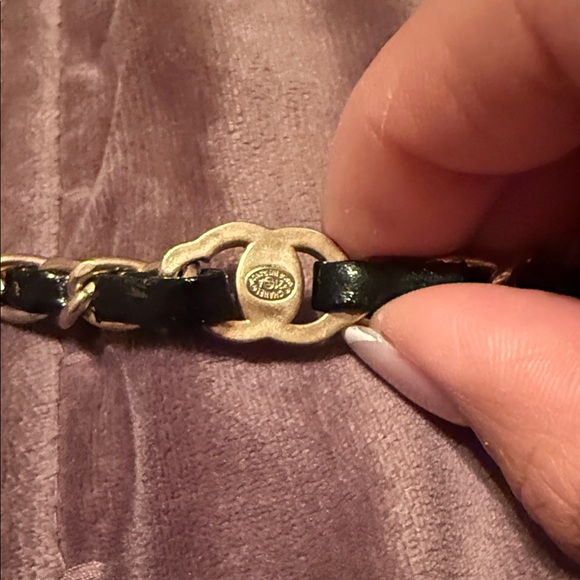 Authentic Chanel Gold and Black Choker Necklace - Picture 12 of 13